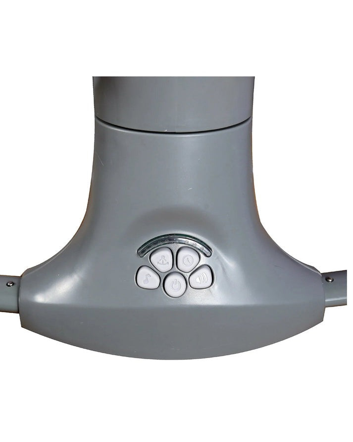 Leagăn Electric Bebeluși 0-18kg cu Mișcare Laterală, Bluetooth, Telecomandă și Plasă Țânțari