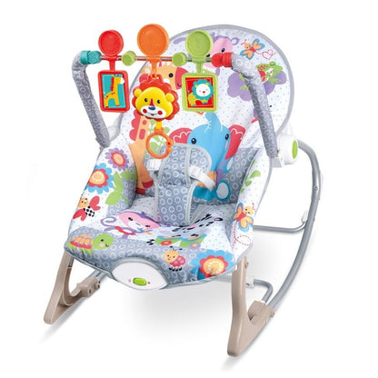 Balansoar Pepita cu Vibrații și Muzică pentru Bebeluși 0+, Gri, 18kg