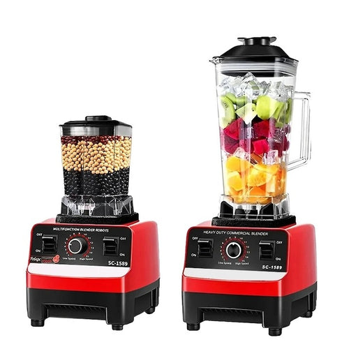 Blender comercial 2000W – 2L, funcție auto-curățare, dublu profesional - Produse Auto, Casă & Grădină - OkDeals.ro
