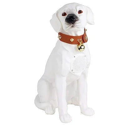 Boxă portabilă Labrador alb – Bluetooth CH M211M, radio, USB, microfon