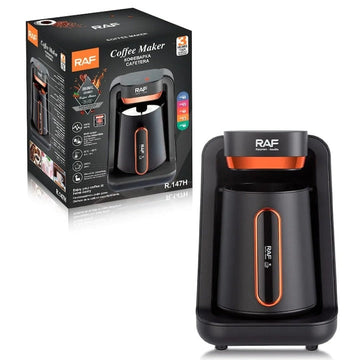 Cafetiere Turceasca RAF R.147H 500W, Spuma Bogata, Oprire Automata, Auriu-Negru - Bucatarie si electrocasnice