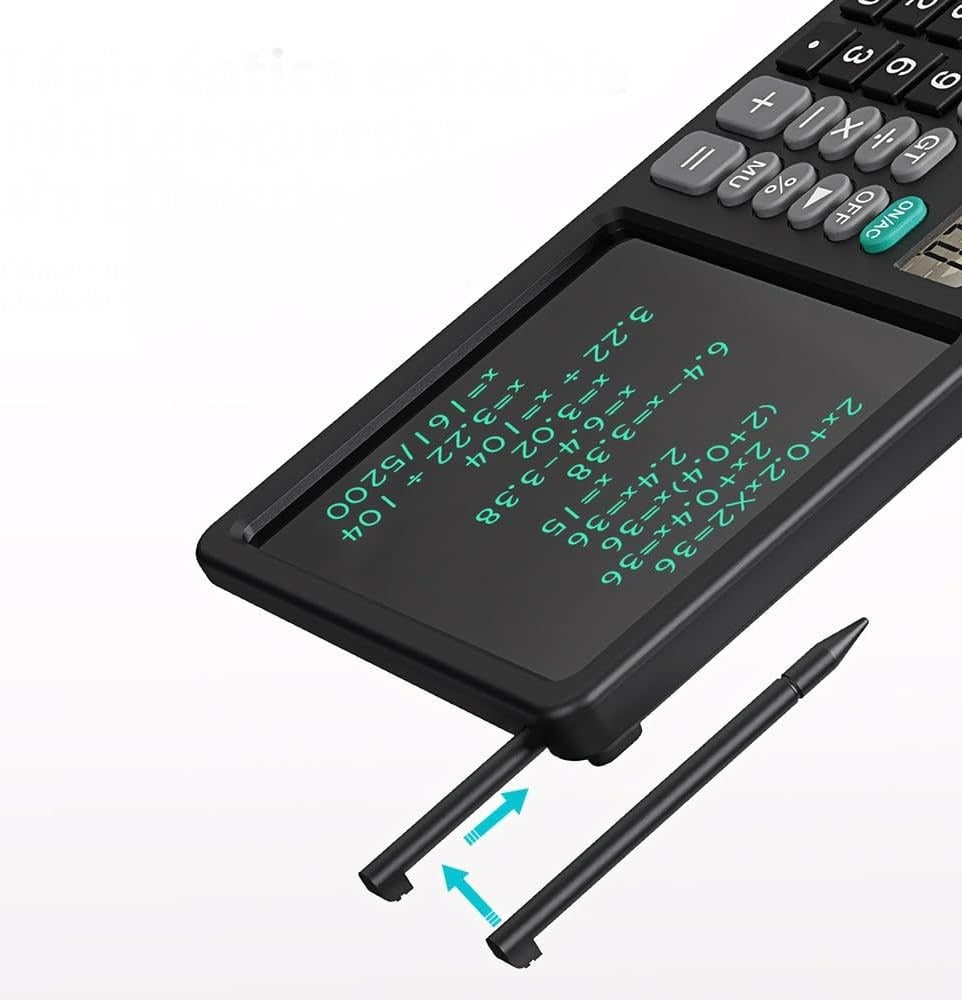 Calculator stiintific multifunctional cu ecran LCD 7” pentru notite + 2 stylus - Birou & scoala - Sport si timp liber