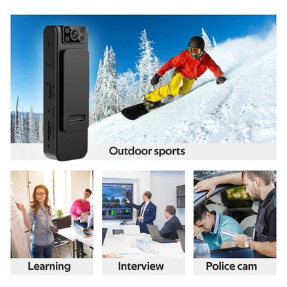 Camera WiFi Portabila BodyCam 1080P cu Clip + Card MicroSD 32GB - Sport si timp liber