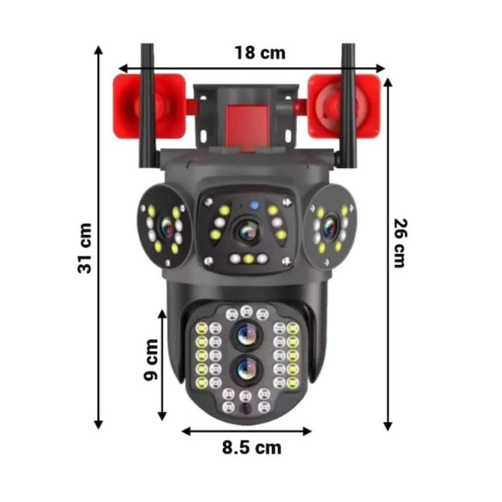 Camera supraveghere 4G 4K zoom 10X IP66 card 32GB inclus - Electronice si gadgeturi