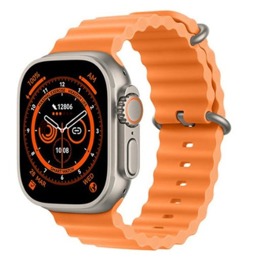 Smartwatch Z68 Ultra Series 8, NFC, 49 mm, Apelare Bluetooth, Incarcare Wireless, HD, Orange - Produse Auto, Casă & Grădină - OkDeals.ro