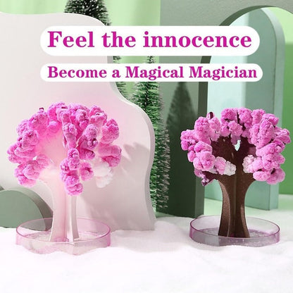 Copac Magic Sakura 1+1 Gratuit, Cristale Decorative, Educativ, Roz, 10x15 cm - Copii si bebelusi