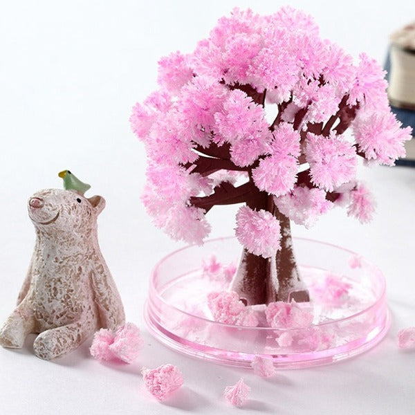 Copac Magic Sakura 1+1 Gratuit, Cristale Decorative, Educativ, Roz, 10x15 cm
