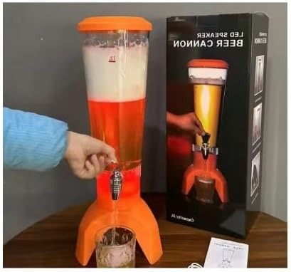 Dispenser Bauturi 3L cu LED si Boxa Bluetooth - Dozator Bere pentru Petreceri - Baie si sanitare