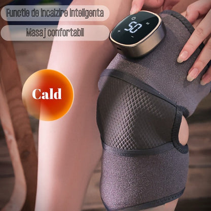Dispozitiv masaj genunchi, cot, umăr – 3 moduri, încălzire și temperatură ajustabilă