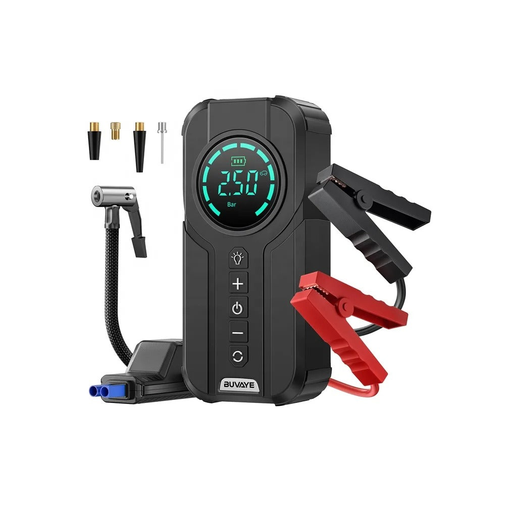 Redresor Auto 3 in 1 1000A - Compresor 150 PSI, Power Bank si Lanterna LED pentru Urgente - Auto si moto