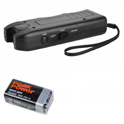 Dispozitiv Anti-Câini cu Ultrasunete Dog Chaser – Alungare & Dresaj, Lanternă LED, Portabil