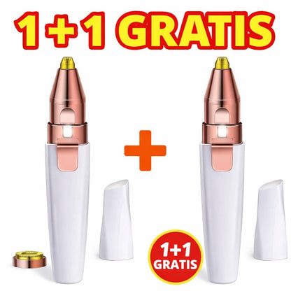 Epilator facial & trimmer sprancene 2-in-1, LED, USB - OFERTA 1+1 GRATUIT - Curatenie si intretinere