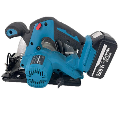 Fierăstrău circular fără fir 18V, 165 mm, 7 inch, 2 acumulatori 30000 mAh