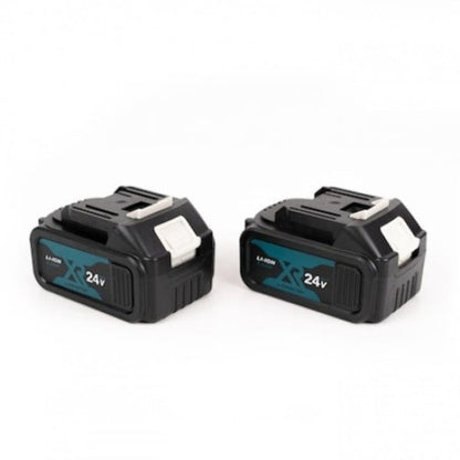 Fierăstrău tip sabie – 2 acumulatori 36V, 5000mAh, 4 pânze, încărcător, valiză transport