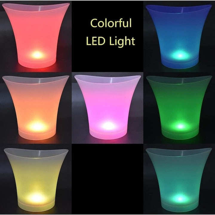 Frapiera gheata 7 litri cu iluminare LED si boxa wireless