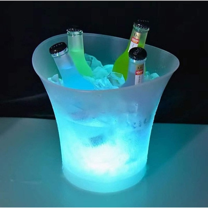 Frapiera gheata 7 litri cu iluminare LED si boxa wireless