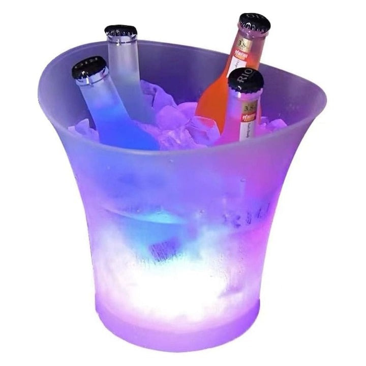 Frapiera Gheata 7L Cu LED Multicolor Si Boxa Wireless Integrata - Bucatarie si electrocasnice