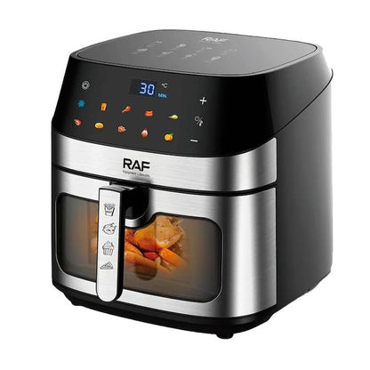 Friteuza airfryer RAF 8L 1700W antiaderenta cu 50 hartii cadou - Bucatarie si electrocasnice