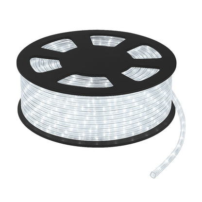 Instalatie 50m 240 LED alb rece furtun luminos sectionabil - Iluminat