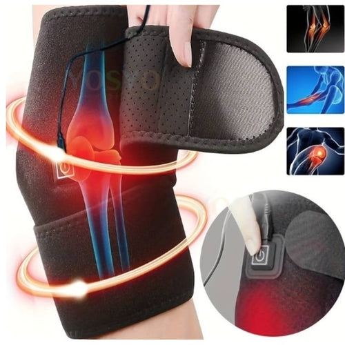 Genunchieră cu încălzire – 3 niveluri temperatură, negru - Produse Auto, Casă & Grădină - OkDeals.ro