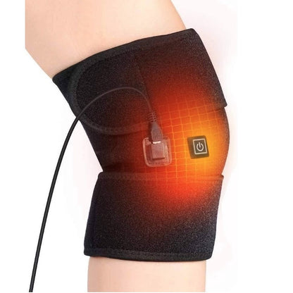 Genunchieră cu încălzire – 3 niveluri temperatură, negru