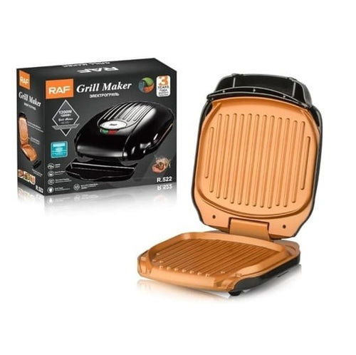 Grătar Electric RAF R522 1000W cu Capac Low Fat - Produse Auto, Casă & Grădină - OkDeals.ro