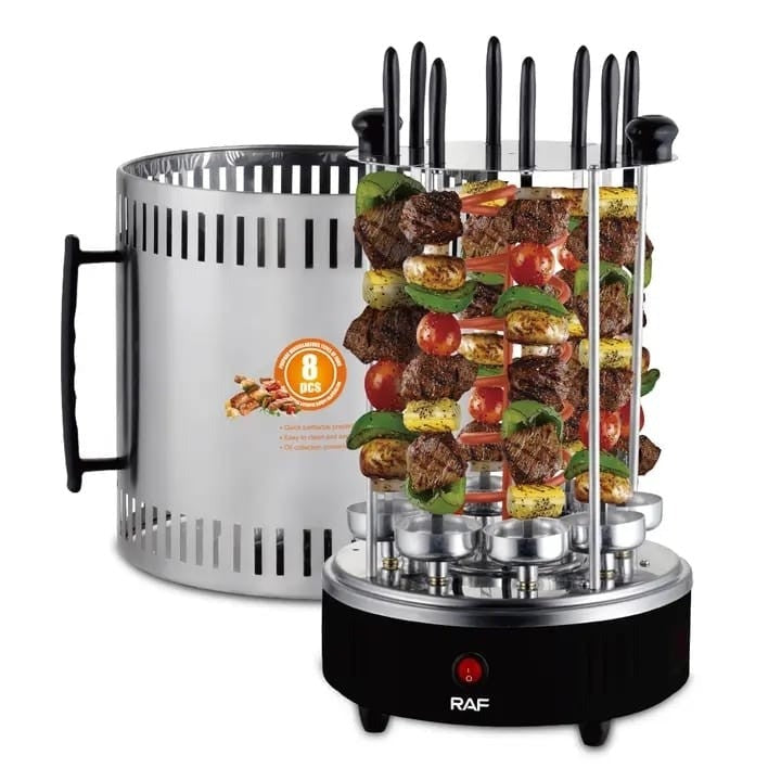 Gratar Electric Vertical RAF R8619 1200W 8 Frigarui - Bucatarie si electrocasnice