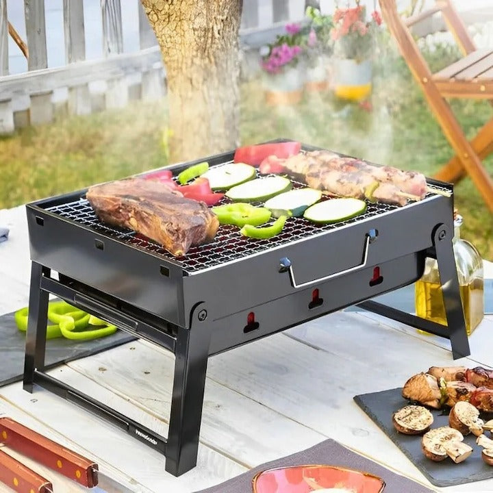 Gratar Portabil Pliabil - Ideal pentru Camping, Picnic si Gradina - Bucatarie si electrocasnice
