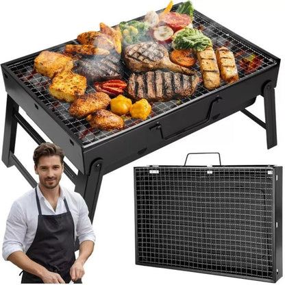Gratar Portabil Pliabil - Ideal pentru Camping, Picnic si Gradina - Bucatarie si electrocasnice