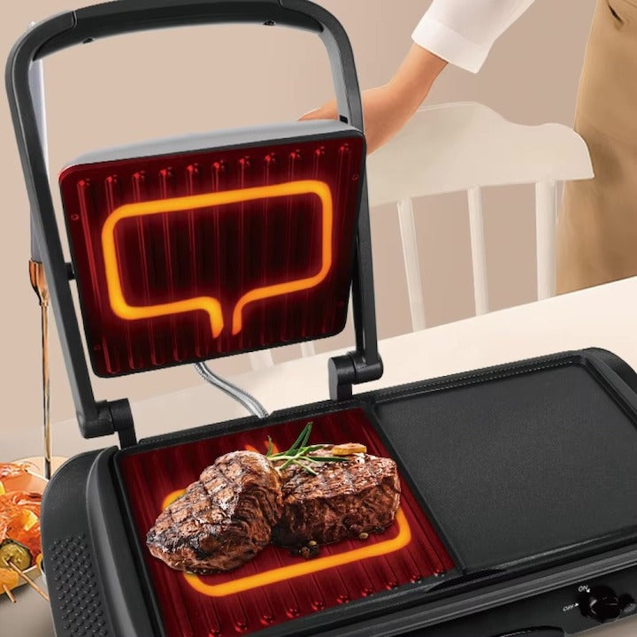 Grill Electric 2 in 1 RAF R2695 1600W Antiaderent - Bucatarie si electrocasnice