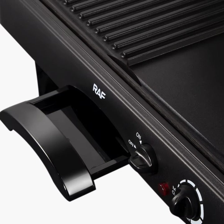 Grill Electric 2 in 1 RAF R2695 1600W Antiaderent - Bucatarie si electrocasnice