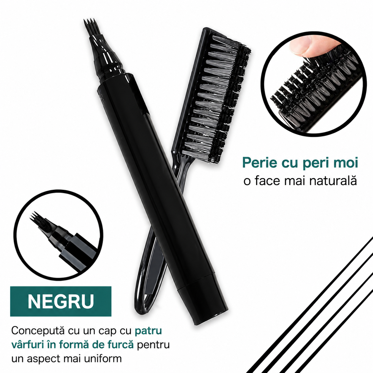 Oferta 1+1 GRATIS - Marker Pentru Barba si Sprancene, Umple Golurile Instant si Ofera Contur Perfect - Sanatate si ingrijire