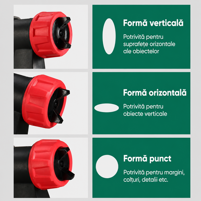 Aparat Profesional de Vopsit Electric 800W - Pulverizare Perfecta, 2 Duze si Cupa 800ML - Bucatarie si electrocasnice