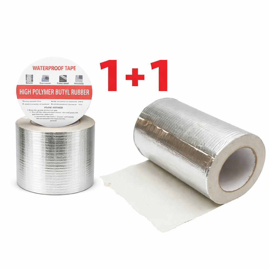 Banda Butilica Hidroizolanta 1+1 GRATIS - Disponibila in 15cm si 20cm Pentru Etansare Profesionala - Scule si bricolaj