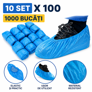 Pachet promo botosei unica folosinta 1000 bucati acoperitori pantofi protectie igiena - Curatenie si intretinere
