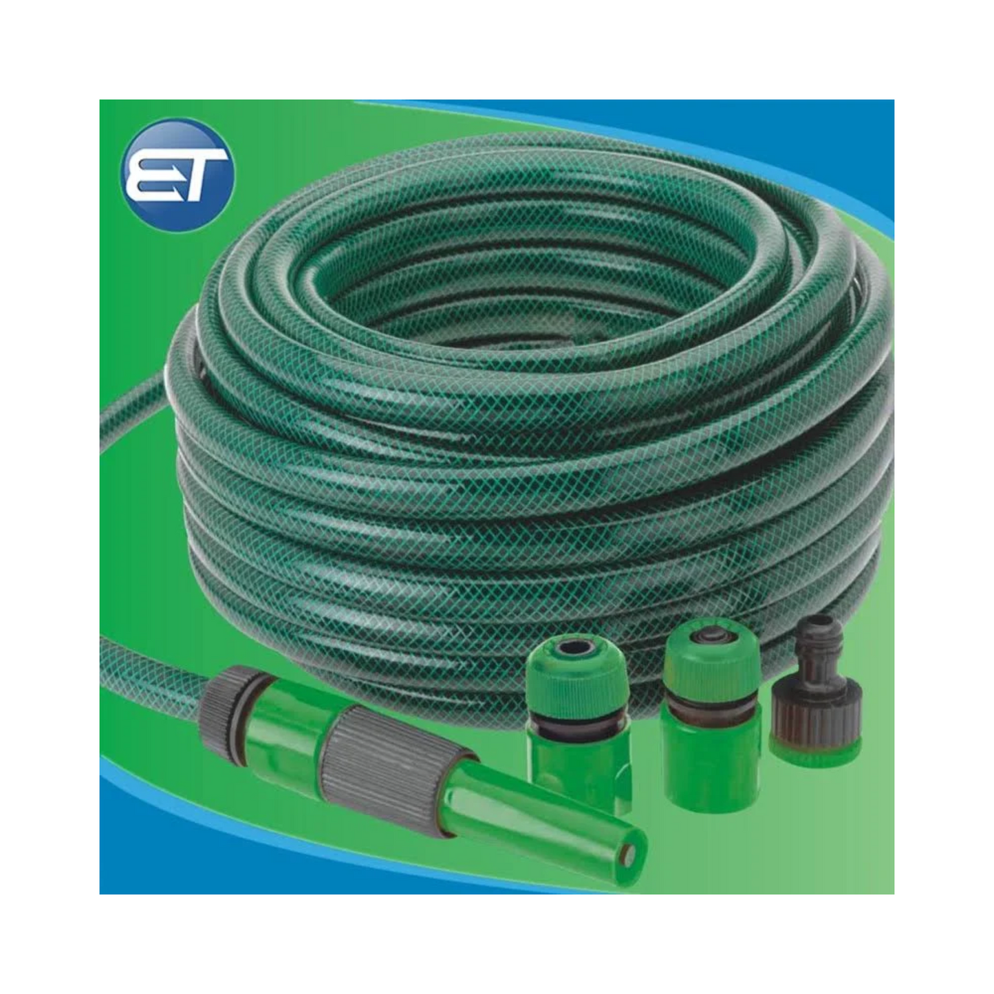 Furtun gradina 20m 1/2 3 straturi cu accesorii stropitor conector set complet - Curatenie si intretinere