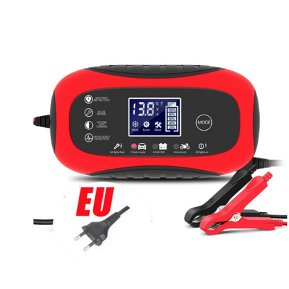 Incarcator Inteligent pentru Baterii Auto 12V 6A - Redresor Automat cu Protectii Complete - Auto si moto