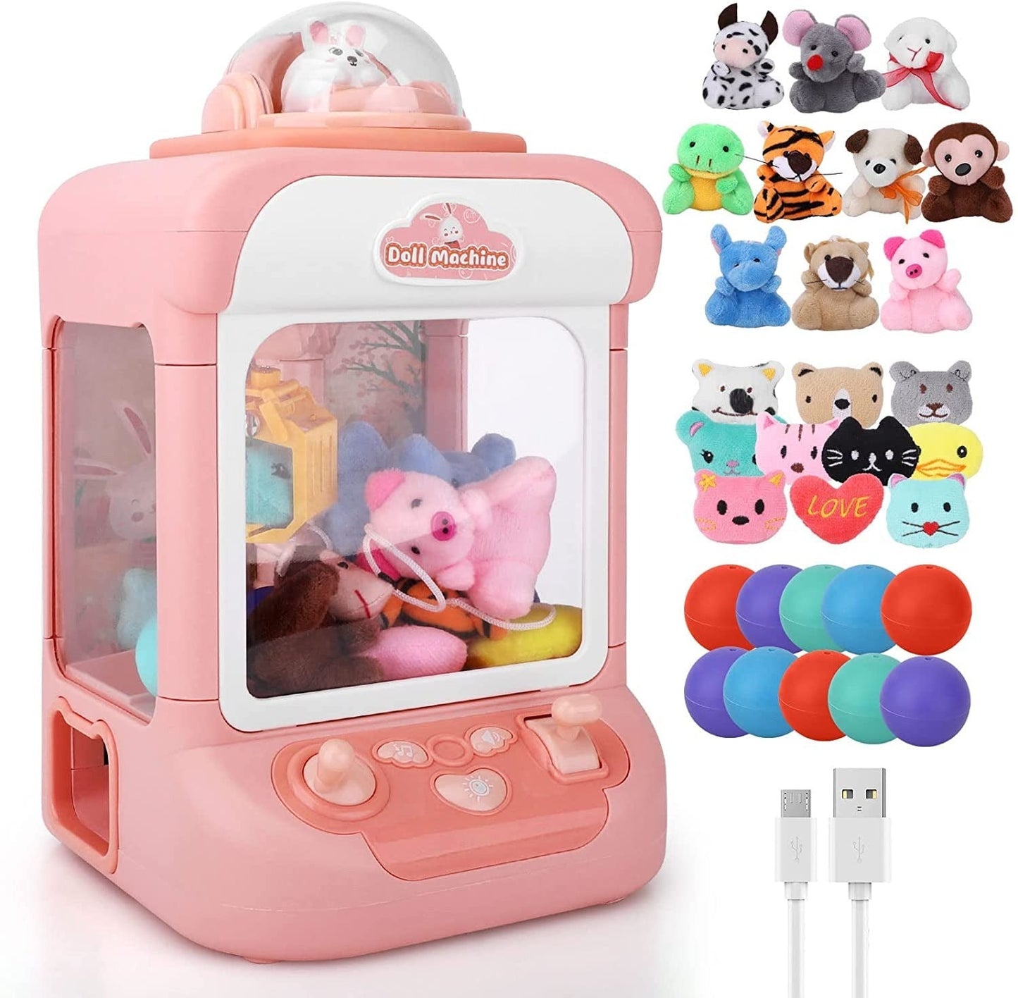 Mini joc arcade cu cleste pentru copii si familie cu 20 jucarii - Copii si bebelusi