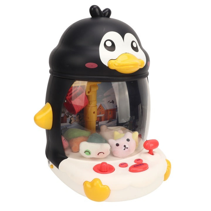 Jucarie mini masina prins papusi cu 8 figurine interactive model pinguin - Copii si bebelusi