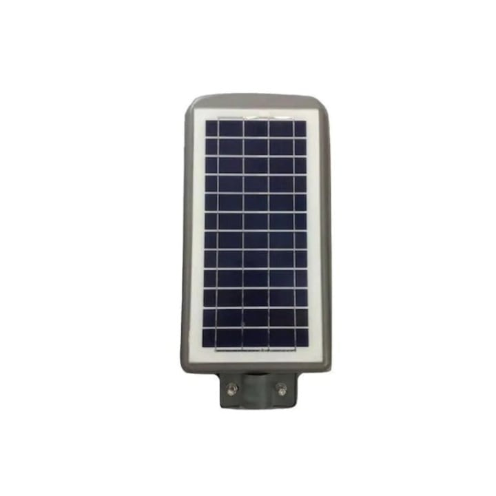 Lampa stradala solara LED 90W, 120 LED-uri, stalp inclus, telecomanda, IP65 - Iluminat