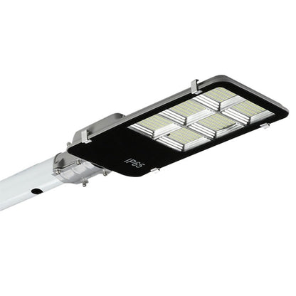 Lampa stradala solara Jortan 400W cu senzor miscare, telecomanda, stalp inclus + CADOU - Auto si moto