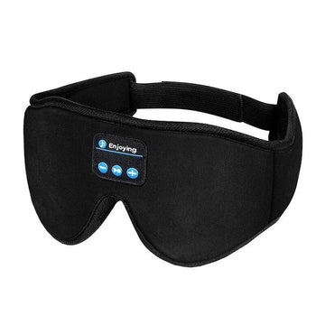 Masca de somn Bluetooth cu microfon, blackout total, ideala pentru relaxare si calatorii - Sport si timp liber