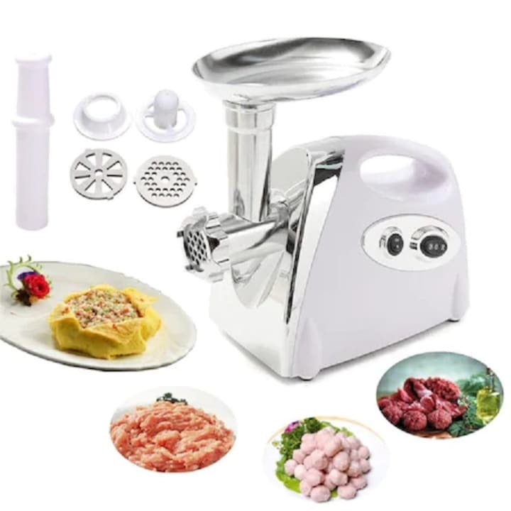Masina Electrica De Tocat Carne Si Umplut Carnati, Cutit Inox. MGB-120, 2800W