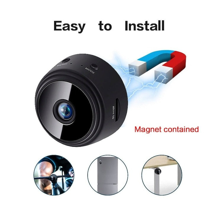Cameră de supraveghere WiFi Full HD 1080P cu vedere nocturnă și detectare mișcare