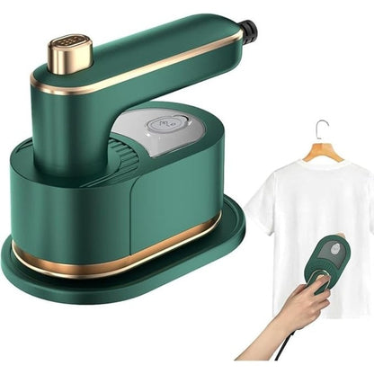 Mini fier de calcat portabil pliabil - 40W, abur vertical/orizontal, rezervor 50ml, verde - Curatenie si intretinere