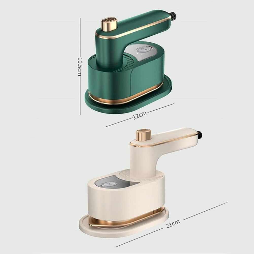 Mini fier de călcat portabil pliabil – 40W, abur vertical/orizontal, rezervor 50ml, verde