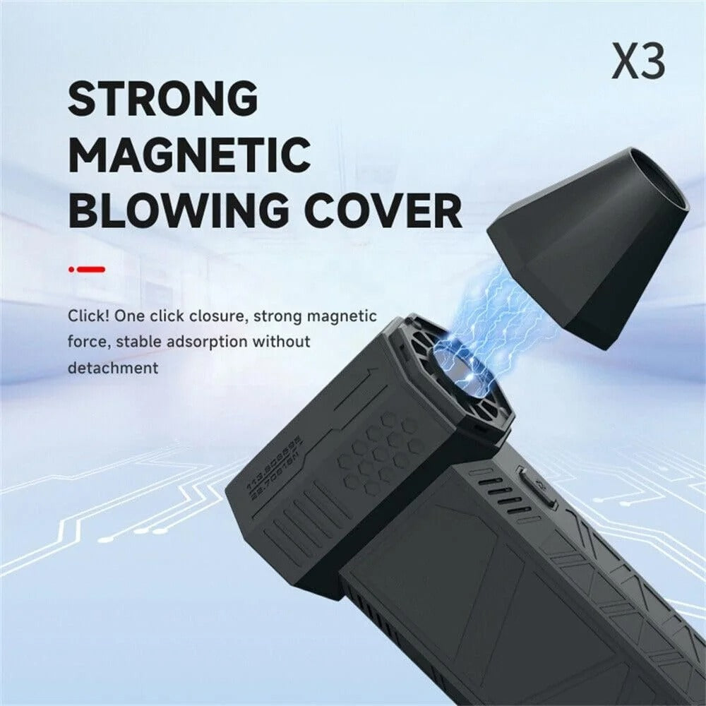 Mini Jet Fan Techsuit X8 58.000 RPM - Suflanta Super Jet pentru Curatare - Auto si moto