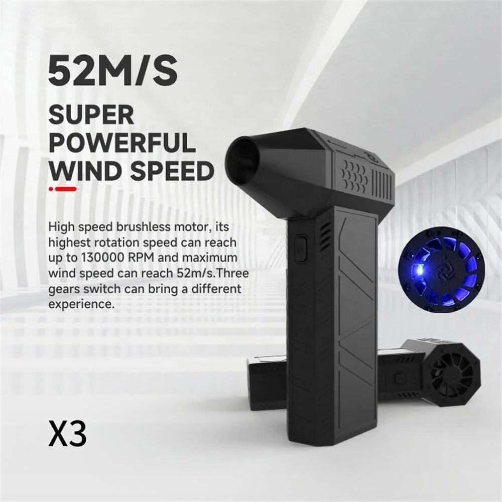 Mini Jet Fan Techsuit X8 58.000 RPM - Suflanta Super Jet pentru Curatare - Auto si moto
