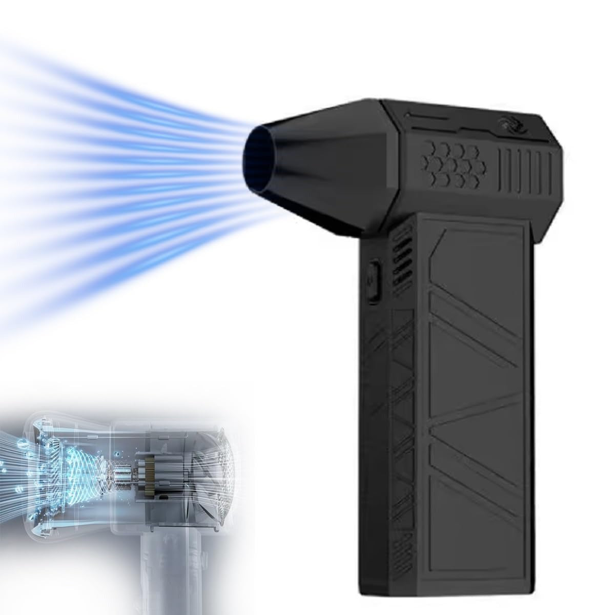 Mini Jet Fan Techsuit X8 58.000 RPM - Suflanta Super Jet pentru Curatare - Auto si moto
