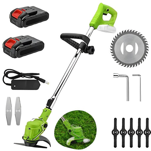 Motocoasă electrică 48V – cu 2 acumulatori 4000mAh, 18000 RPM - Produse Auto, Casă & Grădină - OkDeals.ro